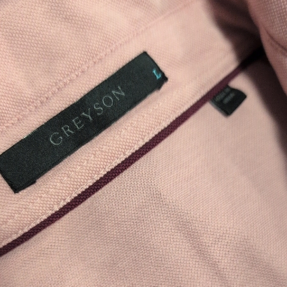 Greyson Light Pink Polo Shirt for Men - Picture 2 of 5